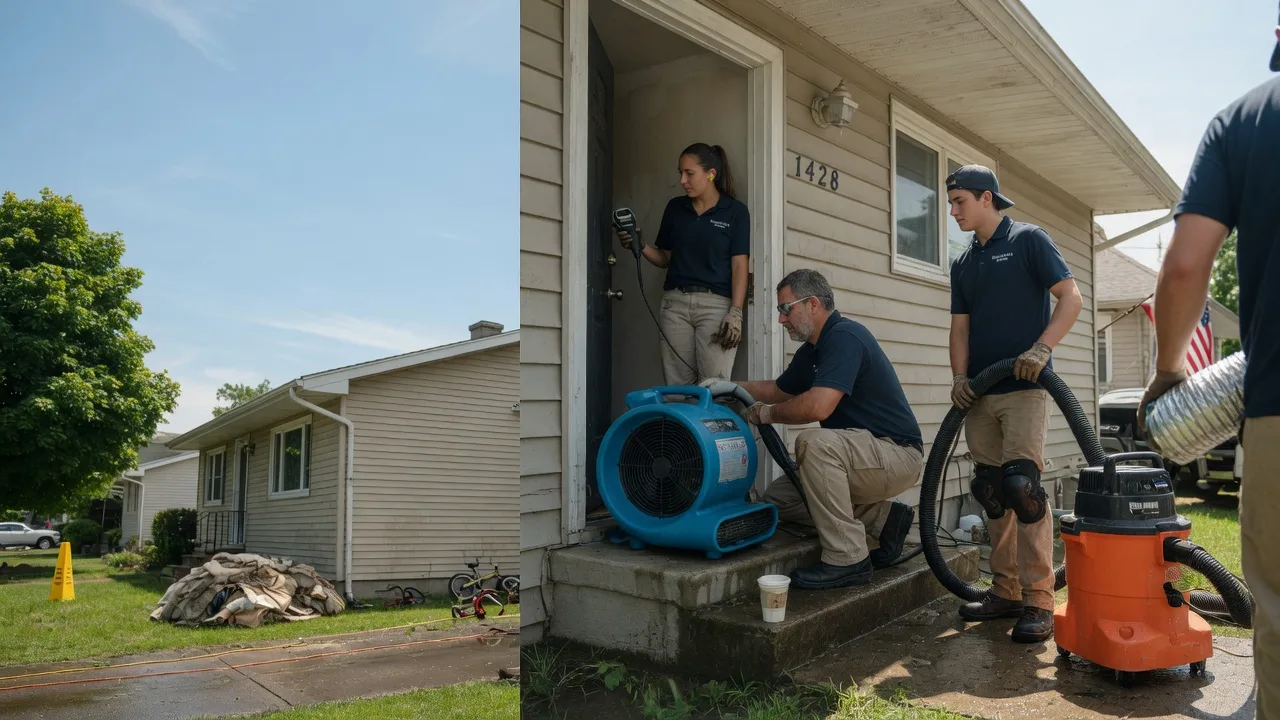 Water Damage Restoration in Freelandville, IN near me